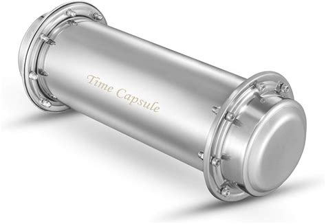 stainless steel time capsule box|time capsule waterproof airtight container.